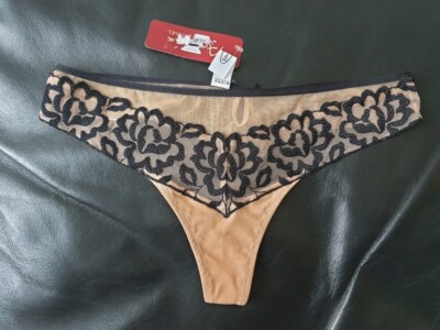 String Lise Charmel Antinea - Modèle Précieux Désir - Taille 42 - Noir - Neuf Avec étiquettes