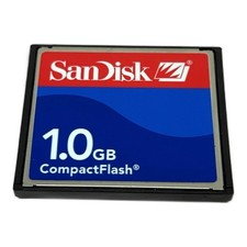 SanDisk Compact Flash Memory Card 1GB Flash Card