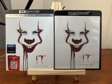 IT Chapter Two 4K UHD Blu-Ray 2019 Slipcover Stephen King Near Mint Discs