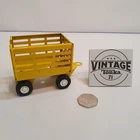 Vintage Tonka Toy. Tiny Range Crated Trailer. YELLOW. Pressed Steel 1970's.