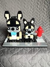LEGO Brickheadz Pets 40544 French Bulldog & Puppy COMPLETE • NO MANUAL NO BOX