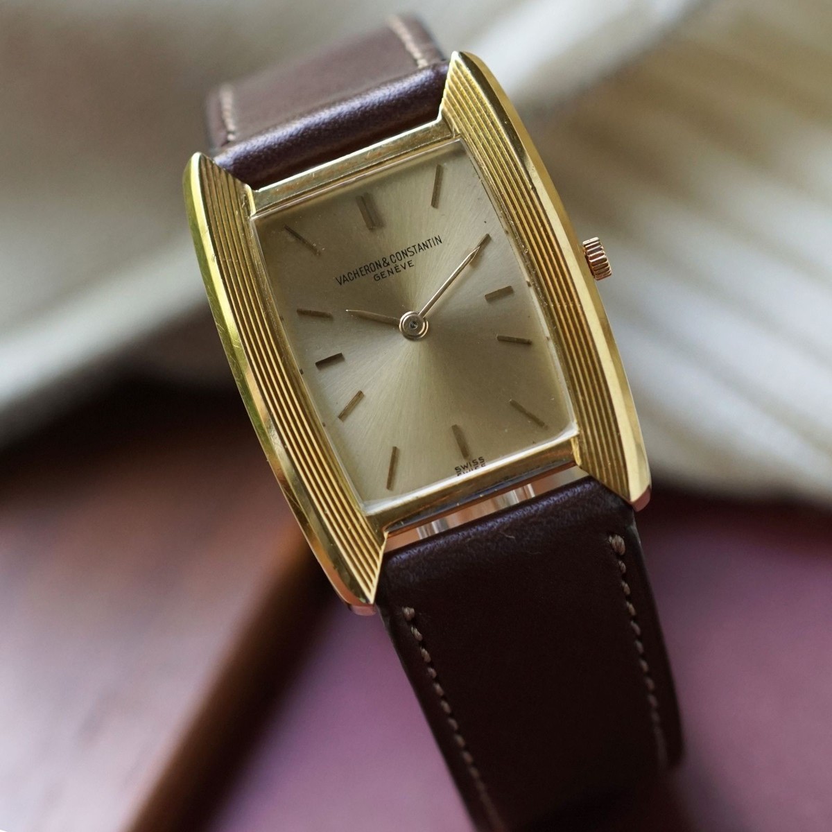 Vacheron Constantin Ref. 6891 Vintage Tonneau 18k Yellow Gold