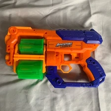 Adventure Force Hyperspin Rotating Drum Blaster TESTED & WORKING No Darts