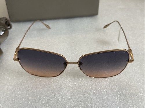 DEMO Dita Zazoe Sunglasses DTS145-A-02 Gold Frame Gray/Pink Gradient Lens 64-14 - Picture 7 of 7