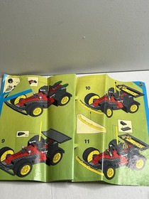 LEGO System 5600 Radio Control RC Racer Incomplete Manual Ramp Works Tested