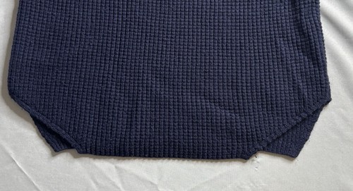 HATCH The Waffle Turtleneck sweater Size (0/S) Maternity merino wool, Navy Blue - Picture 8 of 10