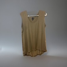 Queen Collection Soft Knit High Low Hem Tank X LARGE