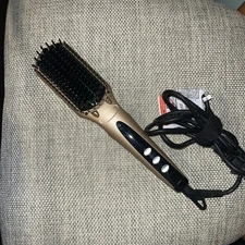 MicroPure Ionic Hair Straightener Brush Model S102. NEW NO BOX