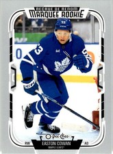2025-26 O-Pee-Chee #590 Easton Cowan Toronto Maple Leafs Marquee Rookies