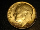 1963-P 90% Silver Roosevelt Head Dime BU Some Toning