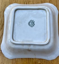 Antike Villeroy & Boch Mettlach Schale um 1900 Porzellan Relief Servierschale