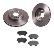 Fits for 1991 1992 Fits LS400 Front (2) Brake Rotor & Ceramic Pads