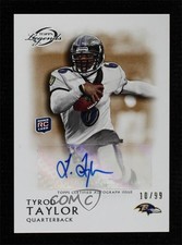 2011 Topps Gridiron Legends Rookie Bronze 10/99 Tyrod Taylor #RA-TTA Auto i9i