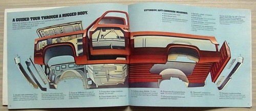CHEVROLET PICKUPS Full Size USA Sales Brochure For 1982 #4091 FLEETSIDE Stepside - Picture 6 of 6