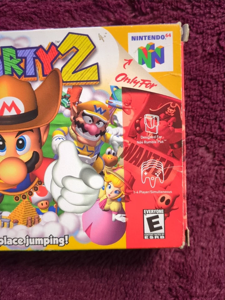 Mario Party 2 Nintendo 64 N64 Box & Manual Only No Game Authentic! - Image 3 of 4