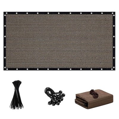 Sun Shade Cloth 90% Mesh Tarp 6 X 10 FT Pergola Patio Mocha ZZY008 FFKQBH Cover