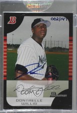 2006 Bowman Originals 2/147 Dontrelle Willis (2005 Bowman) #36 Buyback Auto 0rf
