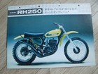 1973 ?  suzuki  RH250    ( Dealer Sales Filing )  Brochure  from JAPAN