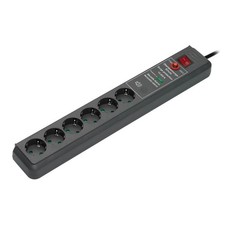 Brennenstuhl Secure-Tec Surge Protection 15,000 A 6 socket s 1159540376