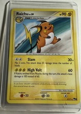 Pokémon Card- Raichu 3/17, Pop Series 9 Near Mint 2009