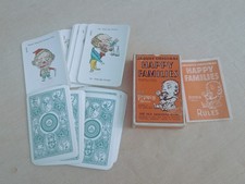 Vintage Jaque’s Original Happy families Card Game Complete Box Instructions