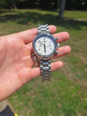 Seiko Prospex Speedtimer SRQ035 Limited Edition White Dial