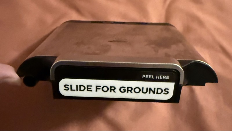 Ninja CFP301 Coffee Grounds Sliding Lid Stainless Steel Replacement Part