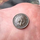 1871 Indian Head Cent Penny  1c BEAUTIFUL Chocolate Brown VF30