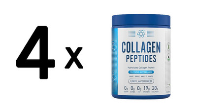 4 x Applied Nutrition Collagen Peptides, Unflavoured - 300g (83,29 EUR/kg)