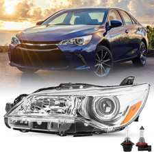 JSBOYA Headlight Assembly Compatible with 2015 2016 2017 Toyota Camry LE/SE/XLE/