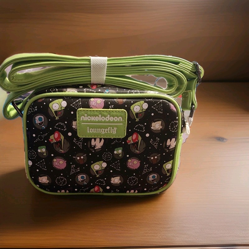 Loungefly Invader Zim GIR & Pig Crossbody Bag Purse Hot Topic Nickelodeon