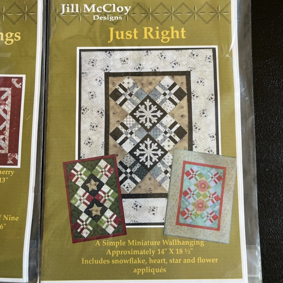 Lot 4 Quilt Patterns Mini, Landscape, Table Runner Placemats, Mini Wallhanging - Image 3 of 4