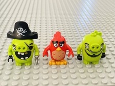 Lego The Angry Birds Movie Pirate Pig Leonard Red Worried Bird Minifigures