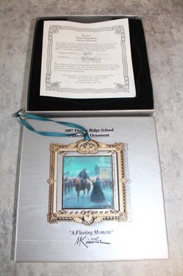 Mort Kunstler 2007 Timber Ridge Collectible Ornament The Fleeting moment