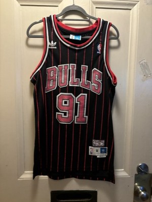 Vintage Adidas Chicago Bulls Dennis Rodman #91 Hardwood Classics