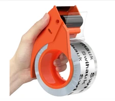 Heavy Duty Packing Tape with Dispenser, Strong Durable Shipping Tape, Packaging