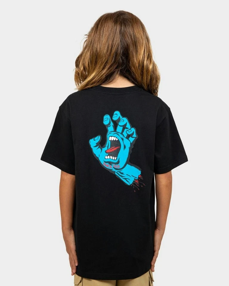 Santa Cruz Opus Screaming Hand Tee Regular Fit Boys in Black - Size  - - image 3 of 3