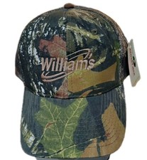 Mossy Oak Camo Truckers Cap Hat Embroidered Gold Letters "Williams"
