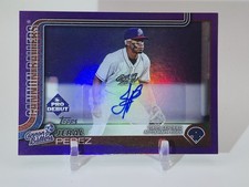 🔥2025 Topps Pro Debut - Jeral Perez #PD-24 Purple Foil AUTO/299 (AU, RC) *CLEAN