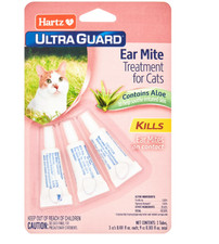 Hartz UltraGuard Ear Mite Treatment for Cats, 0.101oz