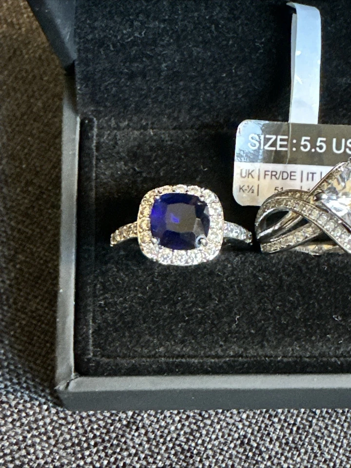 Lote de 3 anillos, 2 son anillos Jeulia Foto 2 de 4