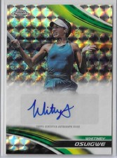 2025 Topps Chrome Tennis Whitney Osuigwe Geometric Refractor Auto Autograph