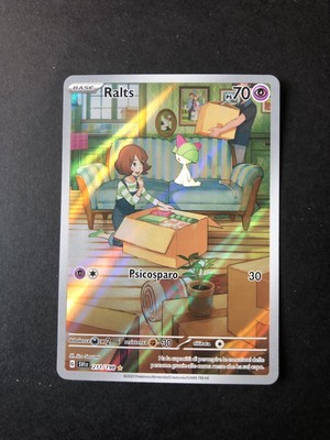 Pokémon Ralts 211/198 Rare Illustration Set Scarlet & Violet Ita. NM