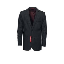 Alfani Red Label Mens 2 Button Sport Coat S Black Pin Dot Cotton Blend Blazer