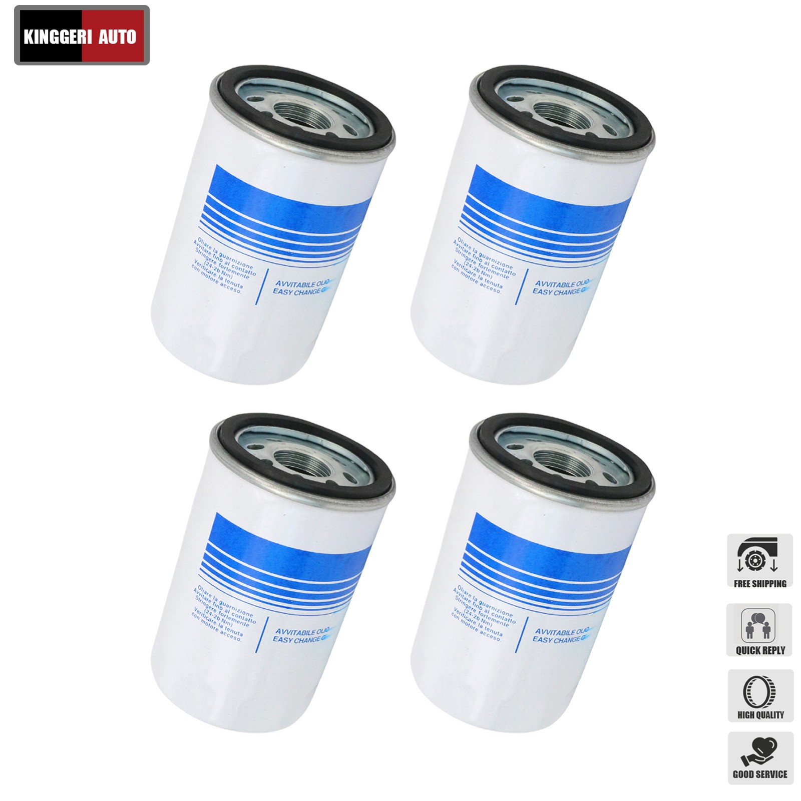 For 07M115561B Lamborghini Aventador Murcielago Centenario 4Pcs Oil Filter
