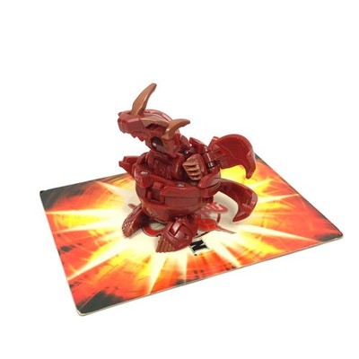 Bakugan Cross Dragonoid Pyrus Red with Gate Card Classic Battle