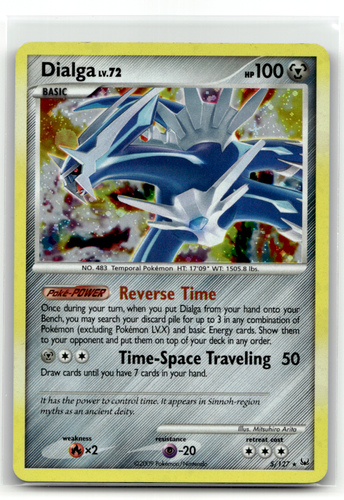 Pokémon TCG - Dialga 5/127 - Holo Rare - Platin