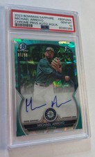 2023 Bowman Chrome Prospects Sapphire #BSPA-MA Michael Arroyo Auto Aqua #01/99