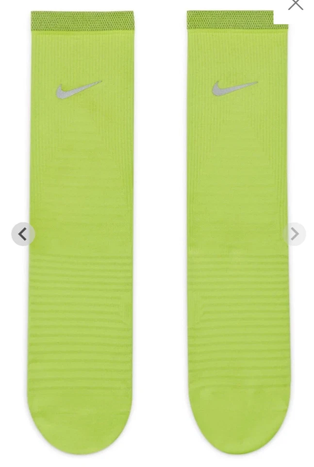 NIKE SPARK 1 par de calcetines ligeros para correr talla 12-13,5 para hombre nuevos con etiquetas Foto 2 de 4
