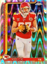 2025 Topps Chrome Raywave Refractor Travis Kelce #150 CHIEFS